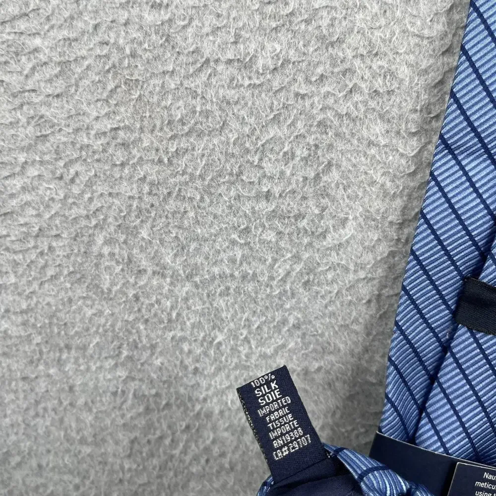Nautica Silk Necktie Blue Diagonal Striped New Tie